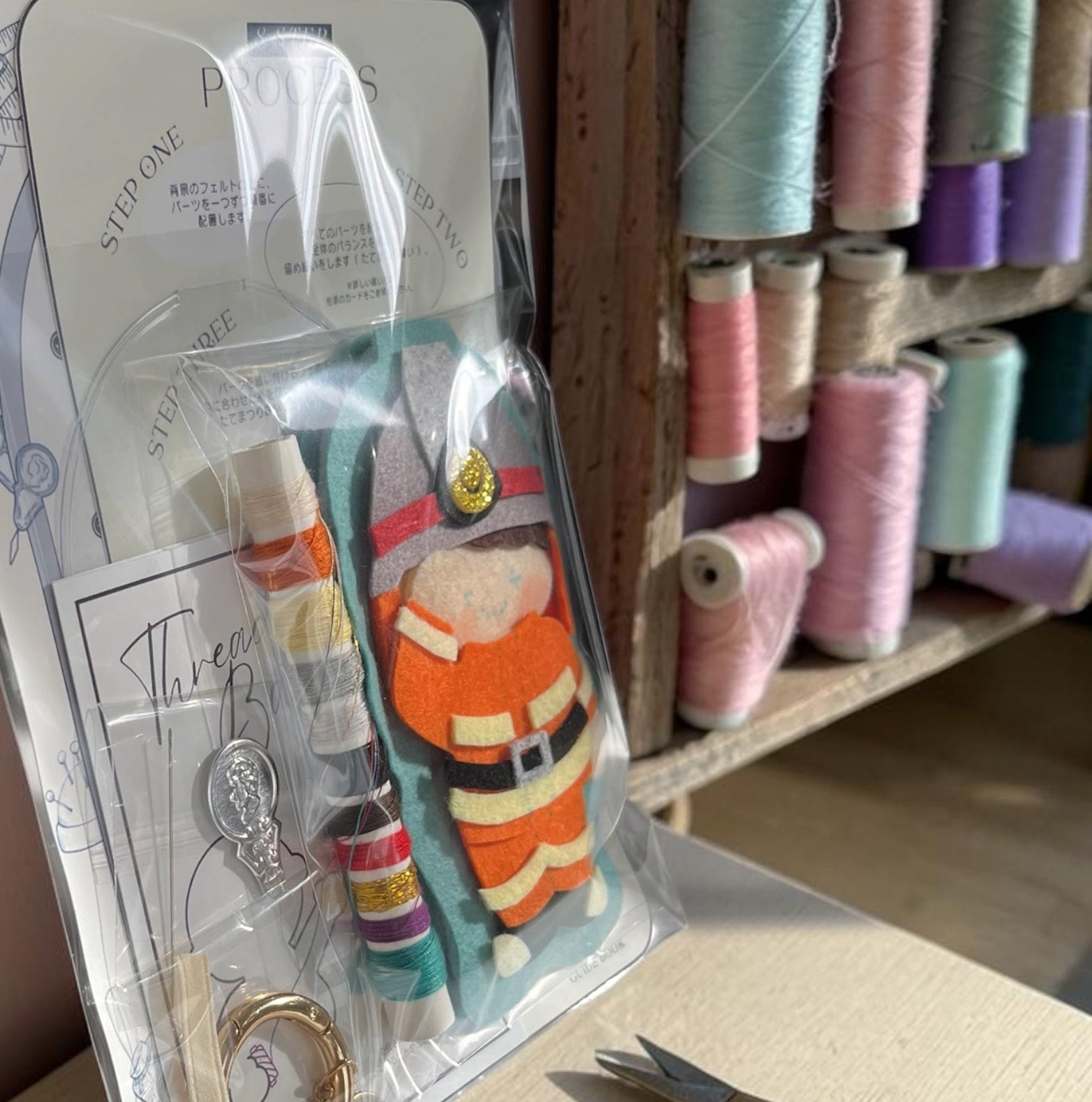 Sewing Kit - Fireman Blue
